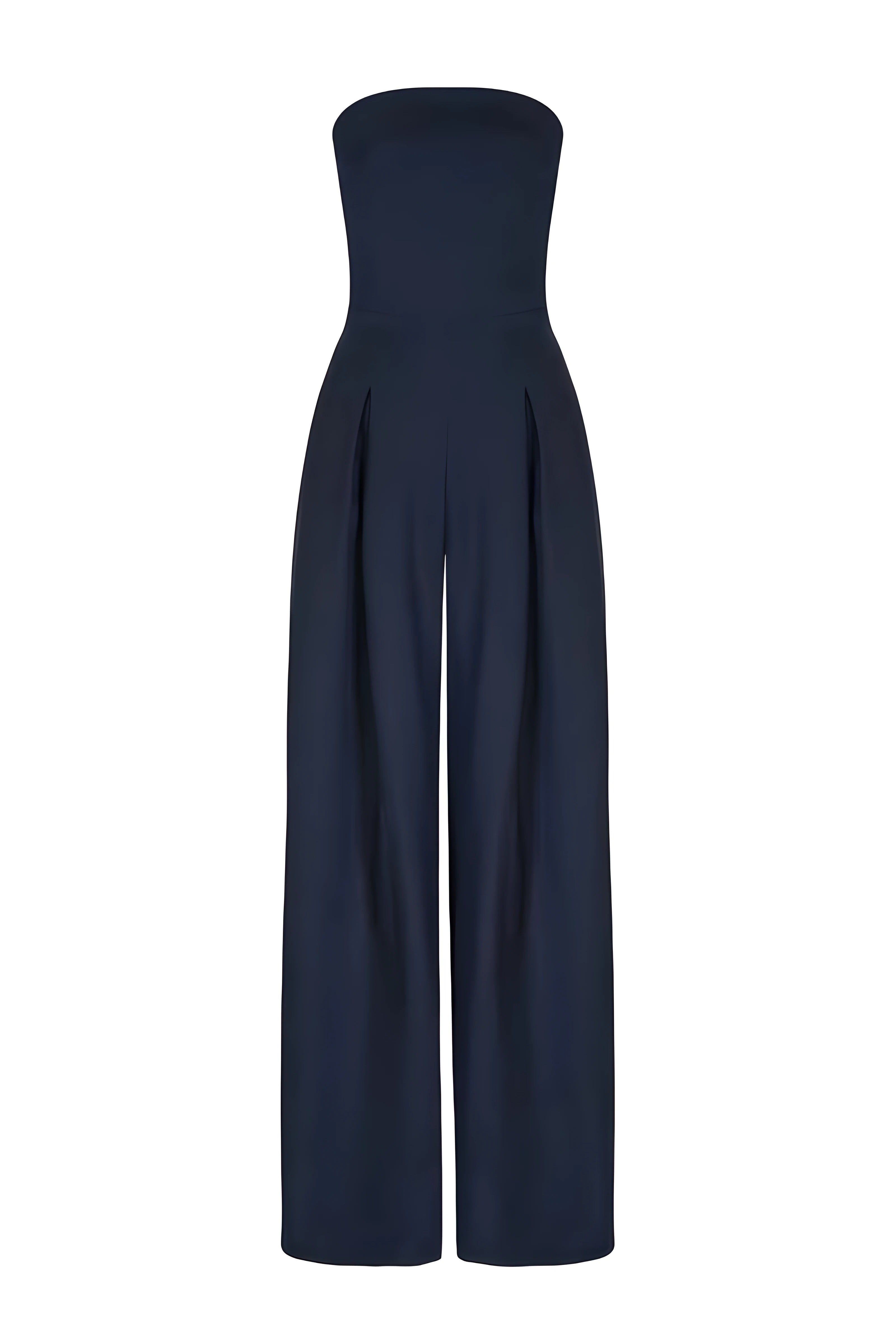 Dames Zwarte Strapless Jumpsuit | Feestelijke Corset Look Avondkleding 4