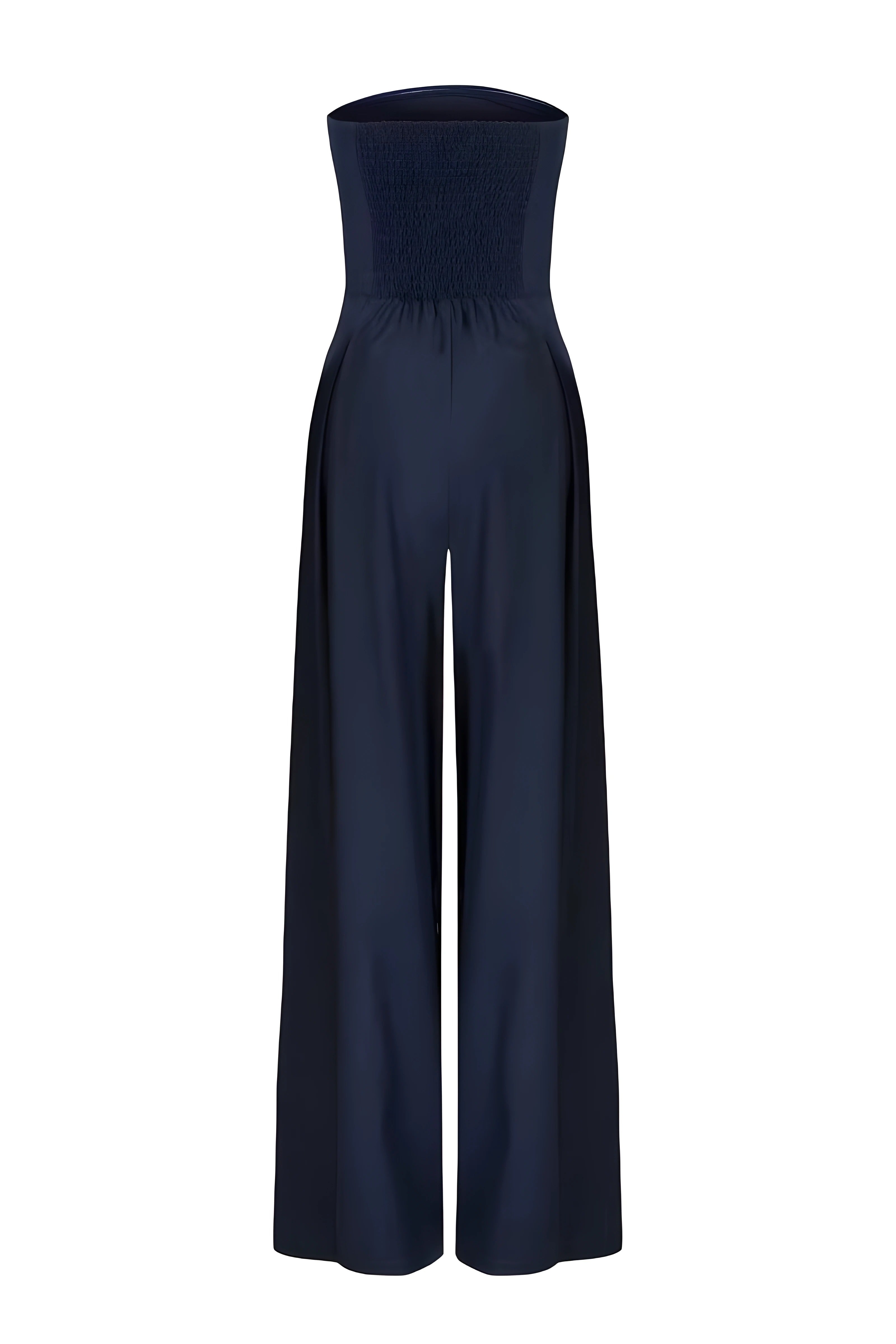 Dames Zwarte Strapless Jumpsuit | Feestelijke Corset Look Avondkleding 5