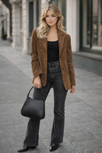 Livia | Dames Suède Blazer