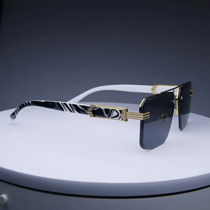 Unisex Gepolariseerde Zonnebril | Modern Randloos Design | Stijlvol en Lichtgewicht Zonnebescherming 1