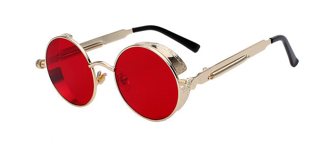 Unisex Lichtgewicht Koper Zonnebril | Retro Vintage Steampunk Design 2