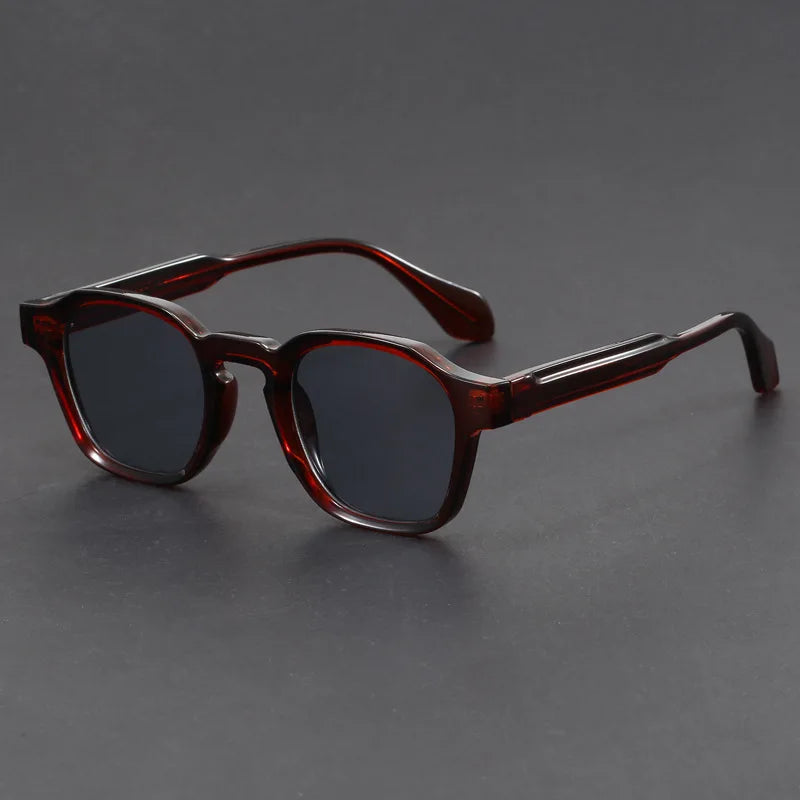 Unisex Vintage Polycarbonaat Zonnebril | Stevig en Comfortabel Ontwerp met UV-Bescherming 2