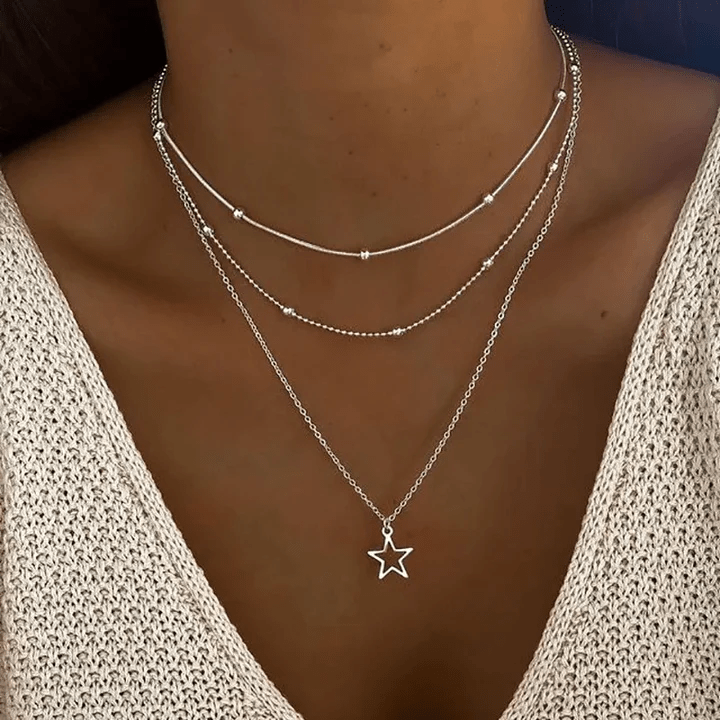 Vrouwen Gouden Vintage Ster Hanger | Elegante Tijdloze Sieraden voor Elke Gelegenheid 0
