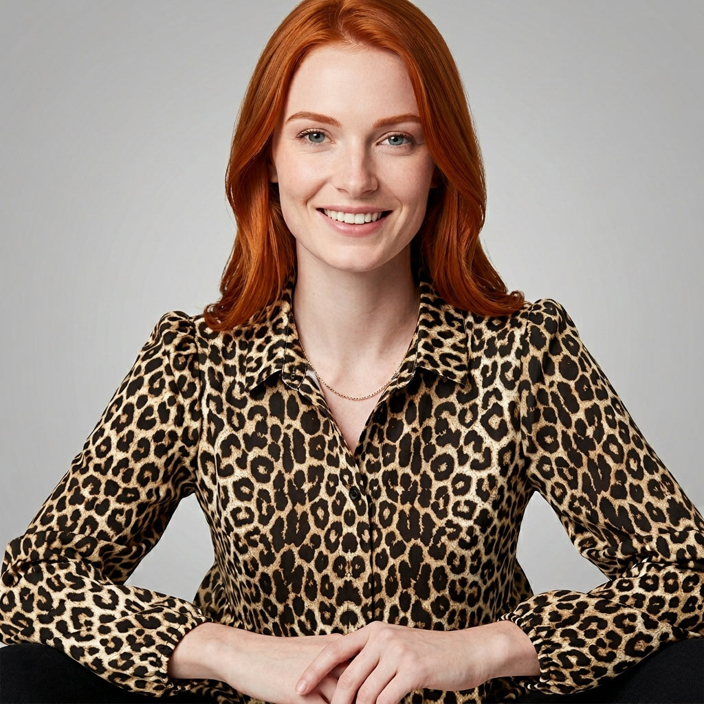 Professional e-commerce fashion photography — create a realistic product-on-model shot using the provided reference images. You are given 2 images: image 1 = product reference, image 2 = model reference. Dress the model from the second image in the product from the first image. The product must be physically placed on the model's body — worn naturally with correct fit, draping, and proportions as it would appear in real life. The product is the hero of the shot and must be clearly visible, prominently displ