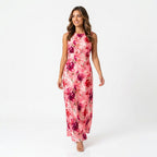 Professional e-commerce fashion photography — create a realistic product-on-model shot using the provided reference images. You are given 2 images: image 1 = product reference, image 2 = model reference. Dress the model from the second image in the product from the first image. The product must be physically placed on the model's body — worn naturally with correct fit, draping, and proportions as it would appear in real life. The product is the hero of the shot and must be clearly visible, prominently displ
