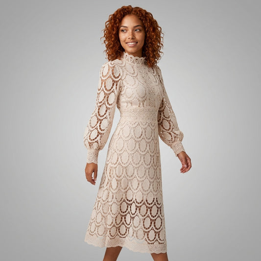 Klarissa | Elegante Kanten Jurk Dames